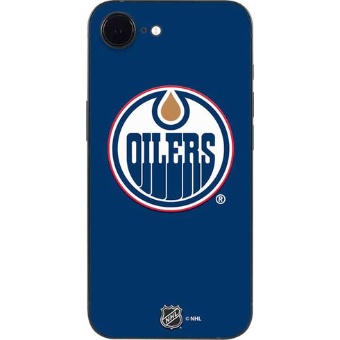 NHL Edmonton Oilers Solid Background iPhone 16e Skin